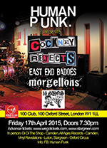 The Morgellons - The 100 Club, Oxford Street, London 17.4.15